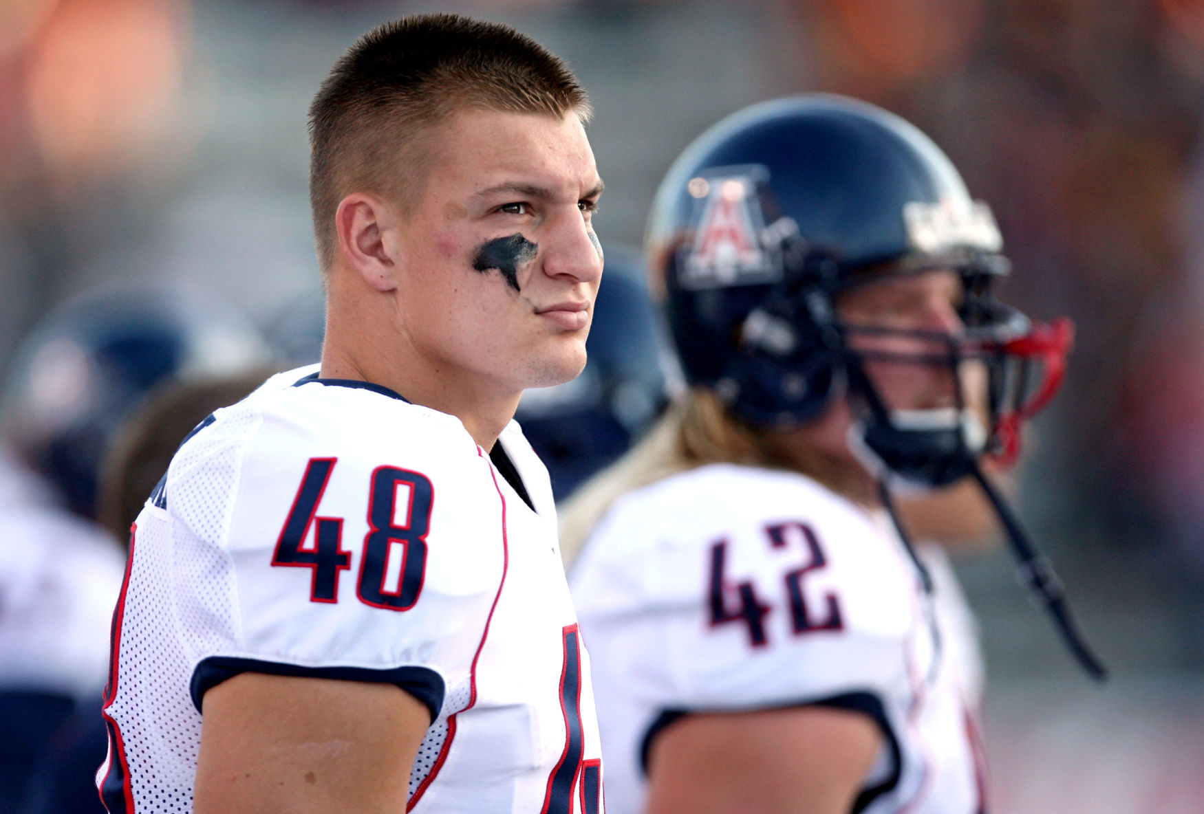 University of Arizona football player Rob Gronkowski